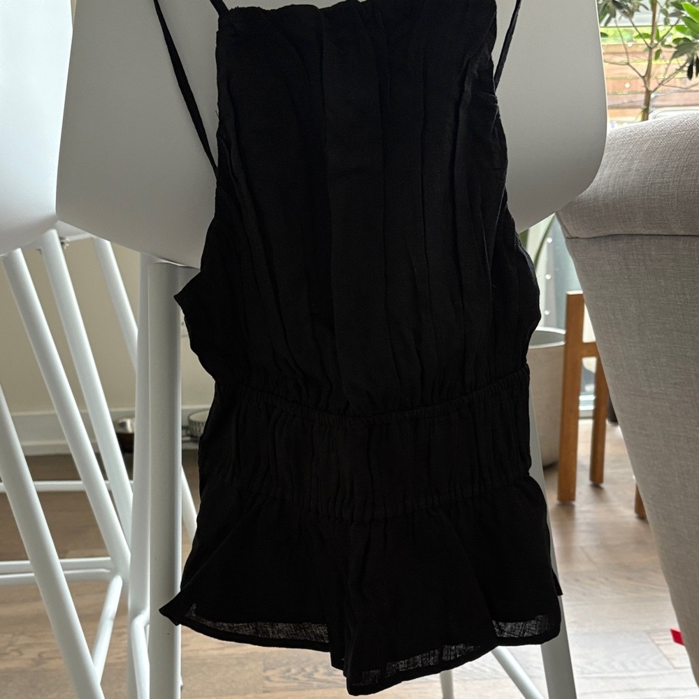 Abercrombie & Fitch Elegant Black Tank Top